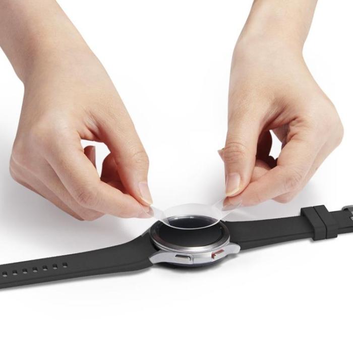 UTGATT1 - Spigen 3-Pack Slim Härdat glas Galaxy Watch 4 42mm - Transparent