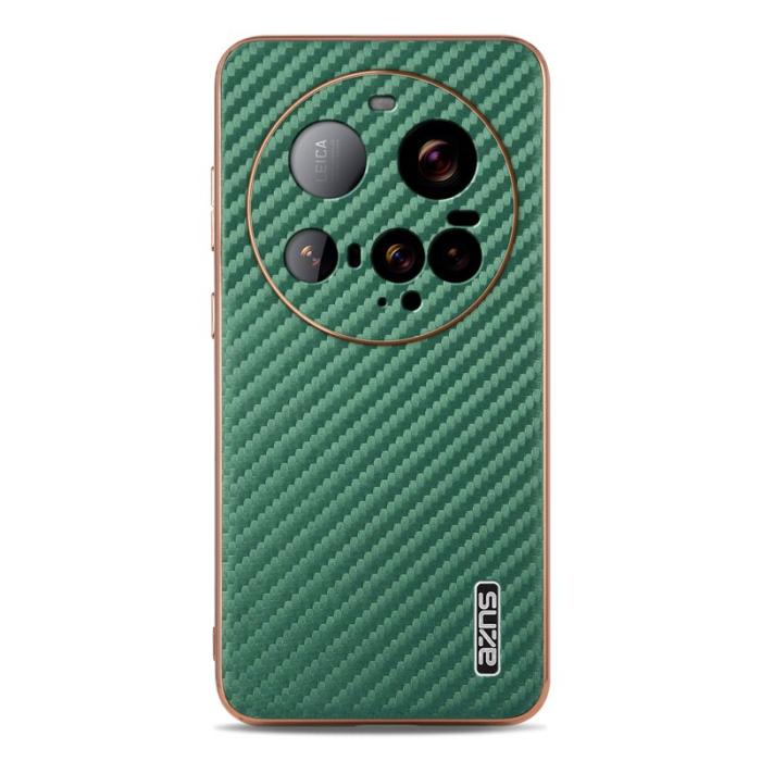AZNS - AZNS Xiaomi 15 Ultra Fodral - Elektropläterad KonstLäder - Grön