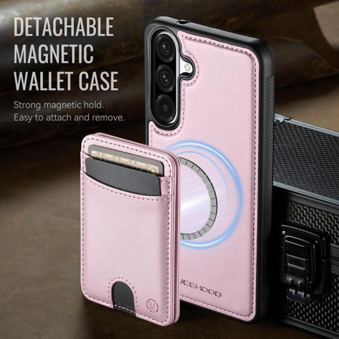 OEM - JEEHOOD Samsung Galaxy A26 5G Mobilskal KonstLäder - Rosa