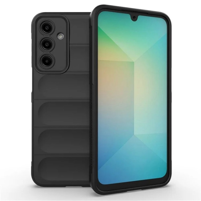 WANLONFENG - WANLONFENG Galaxy A26 Mobilskal med Härdat Glas HD - Svart