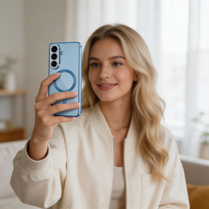 Tech-Protect - Tech-Protect Mobilskal För Galaxy S26 Magsafe Magflex - Blå