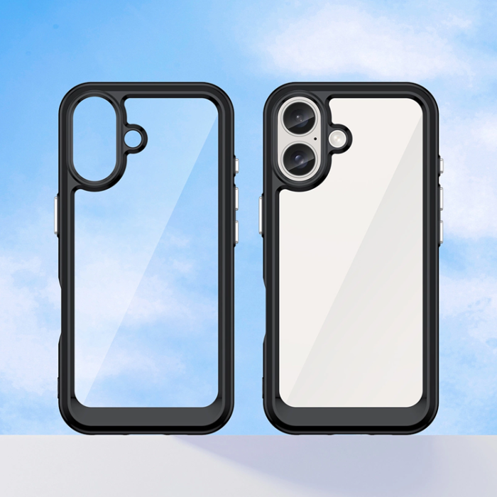 OEM - iPhone 16 Plus Mobilskal Outer Space - Svart