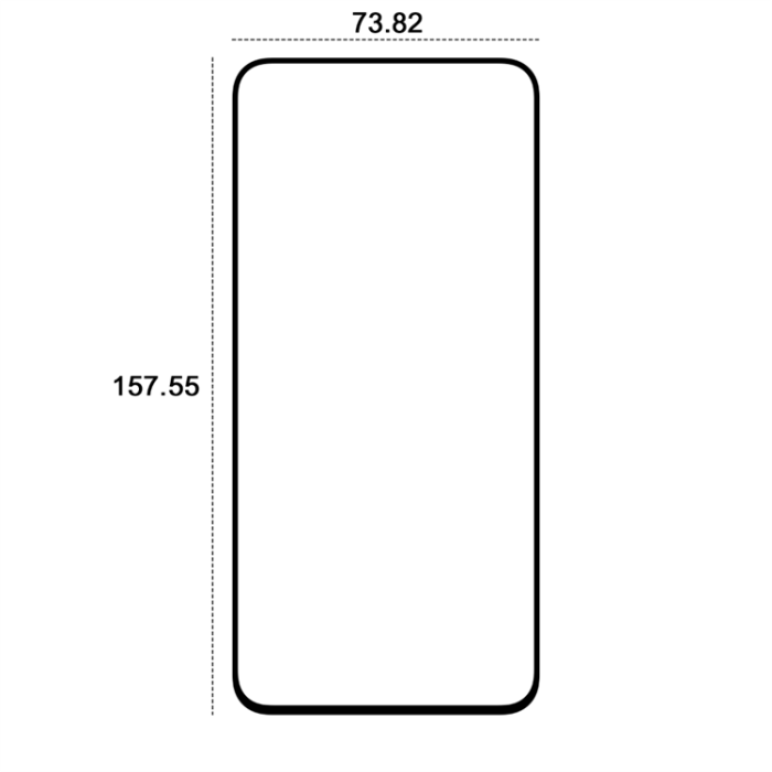 Etteri - Etteri Galaxy A55 5G Härdat Glas Skärmskydd 9D - Svart