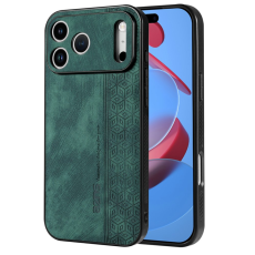 AZNS - AZNS iPhone 17 Pro Max Mobilskal PU-Läder TPU - Grön