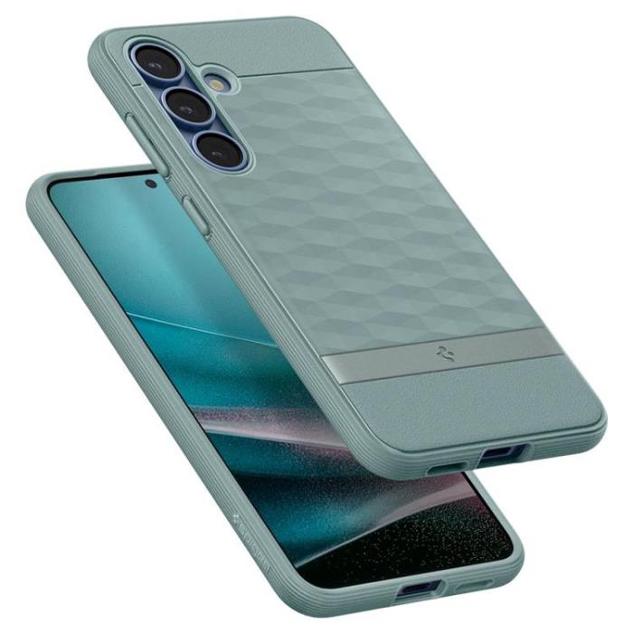 Spigen - Spigen Galaxy S25 Plus Mobilskal Magsafe Parallax - Sage Grön