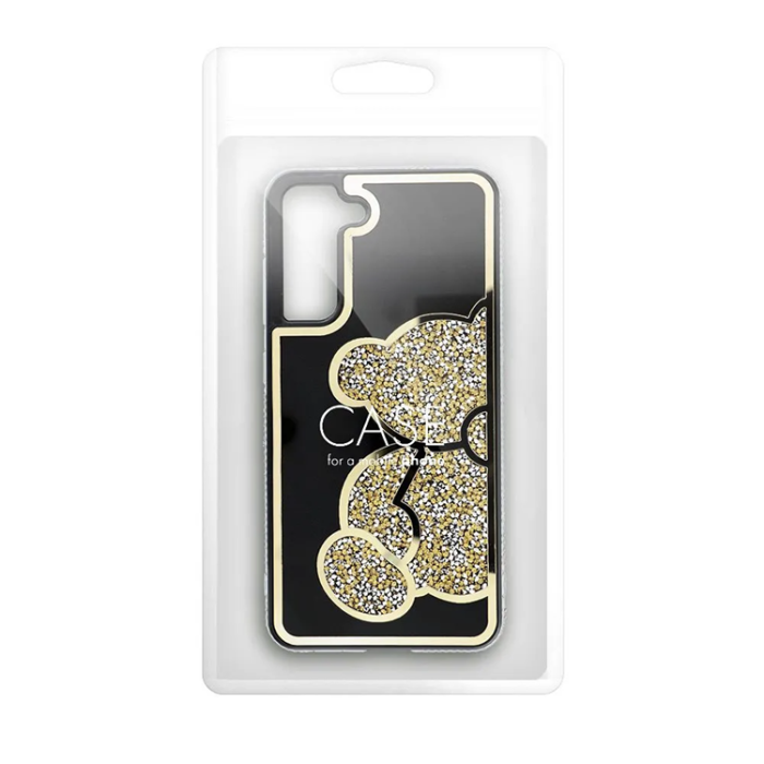 OEM - Galaxy S24 FE Mobilskal Teddy Bear - Guld