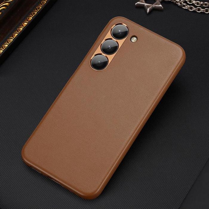 Dux Ducis - Dux Ducis Galaxy S23 Plus Mobilskal Grit - Brun