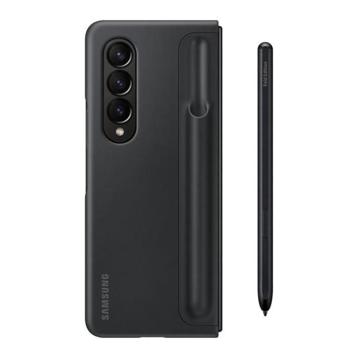 UTGATT1 - Samsung Galaxy Z Fold 4 Skal Standing + Stylus Penna - Svart