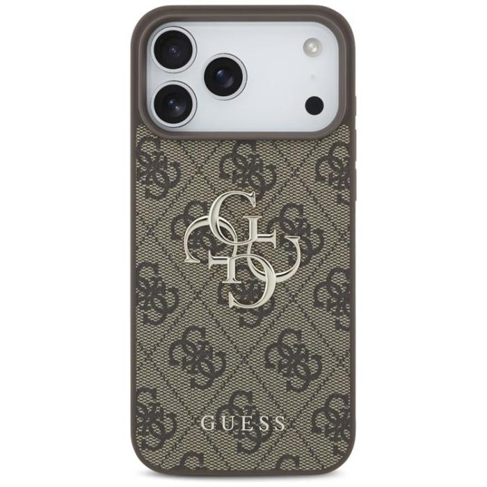 Guess - Guess iPhone 17 Pro Max Mobilskal 4G Big Logo - Brun