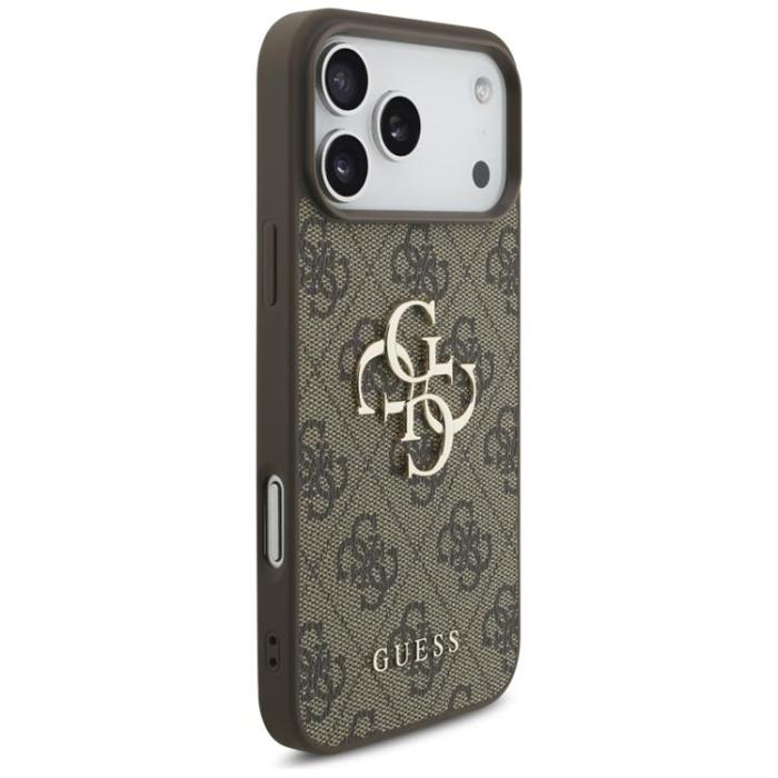 Guess - Guess iPhone 17 Pro Max Mobilskal 4G Big Logo - Brun