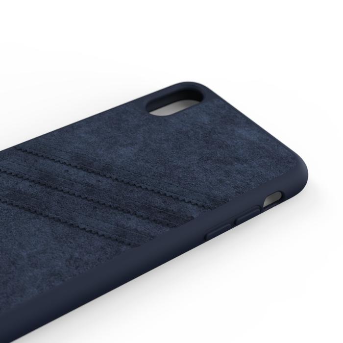 Adidas - Adidas OR Molded UltraSuede Skal iPhone XS Max - Blå