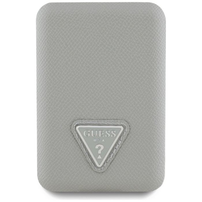 Guess - Guess MagSafe Trådlös Power Bank 5000mAh 15W USB-C Grained Triangle Inductive