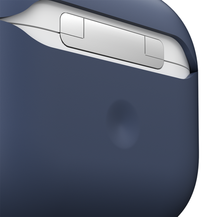 PodSkinz - PodSkinz Airpods 3 Skal HyBridShell Series Keychain - Midnattsblå