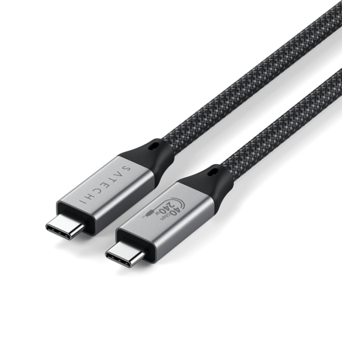 Satechi - Satechi USB-C till USB-C Kabel Pro (1.2m) - Svart
