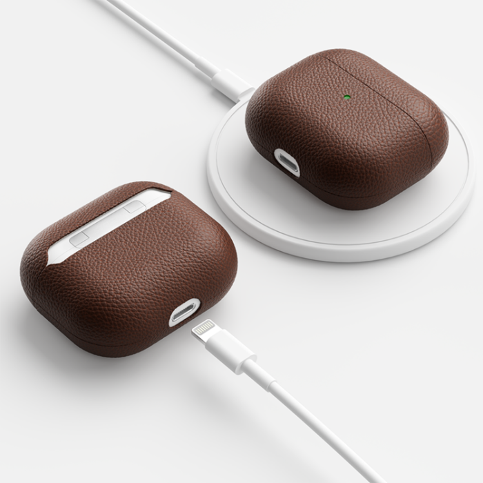 PodSkinz - PodSkinz Airpods 3 Skal Artisan Series Läder - Naturligt Brun