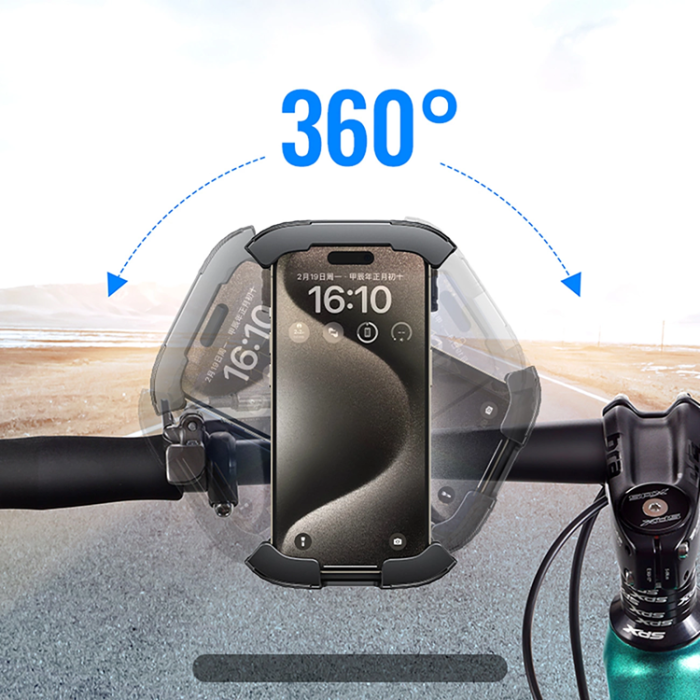 Ugreen - Ugreen Universal Cykeltelefonhållare - Svart