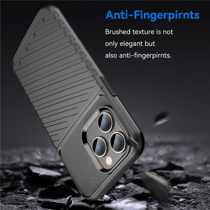OEM - iPhone 14 Pro Skal Thunder Twill - Svart