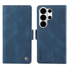 YIKATU - YIKATU Samsung Galaxy S26 Ultra Pl&aring;nboksfodral Pattern Konstl&auml;der - Bl&aring;