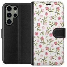 iSecrets - Pl&aring;nboksfodral till Samsung Galaxy S23 Ultra med Blommigt