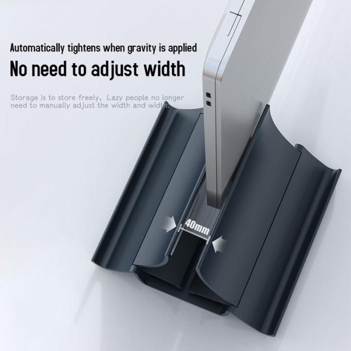 R-JUST - R-JUST BJ16 Laptop Ställ Aluminium Desktop Hållare - Grå
