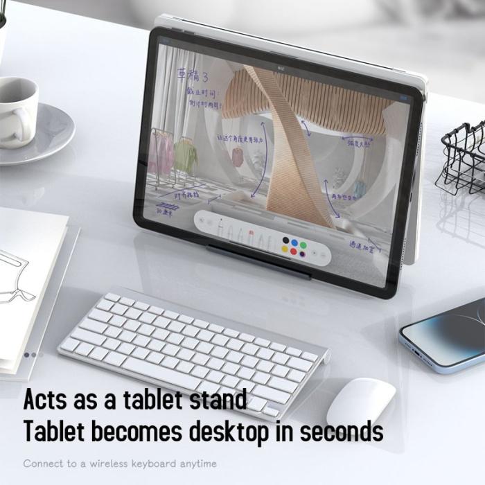 R-JUST - R-JUST BJ16 Laptop Ställ Aluminium Desktop Stöd - Silver