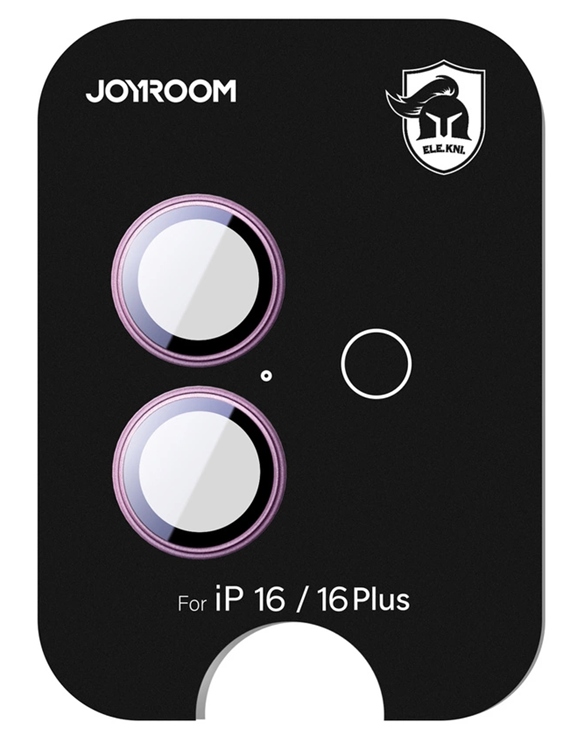Joyroom iPhone 16/16 Plus Härdat Glas Kameralinsskydd - Rosa | 5468 | AlltMobil
