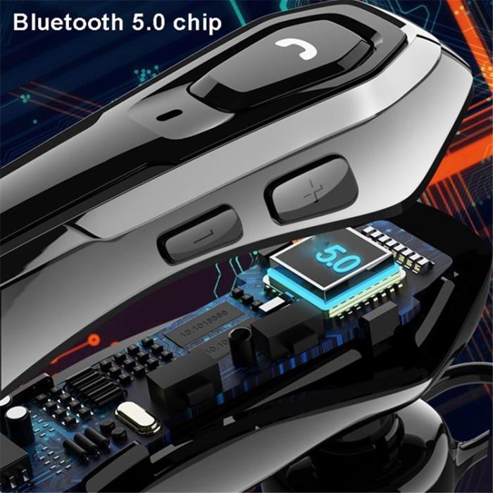 OEM - Single In-Ear Hörlur Bluetooth med Dual Mic ENC K25 - Guld