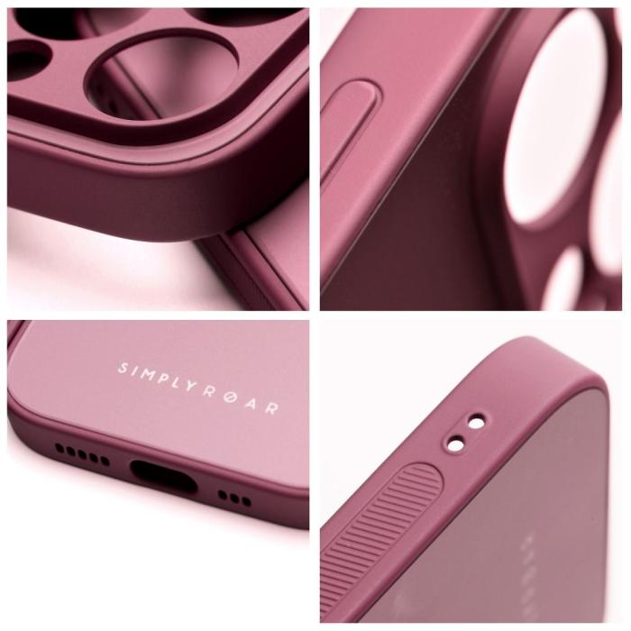 Roar - Roar Matte Glass Skal för iPhone 14 Plus claret