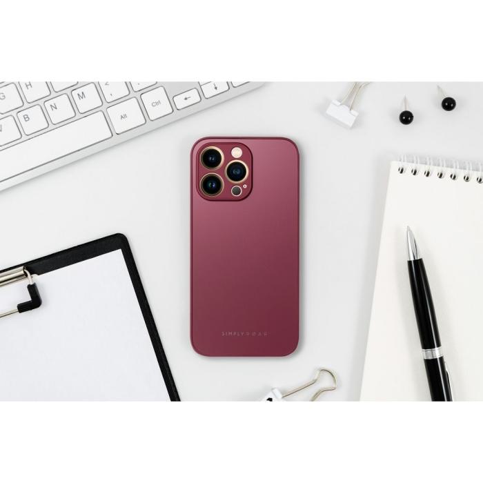 Roar - Roar Matte Glass Skal för iPhone 14 Plus claret