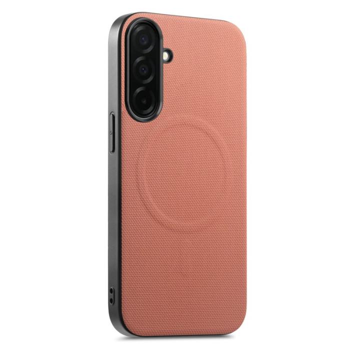 OEM - Mobilskal för Samsung Galaxy S26 Magnetiskt Konstläder + PC + TPU - Rosa