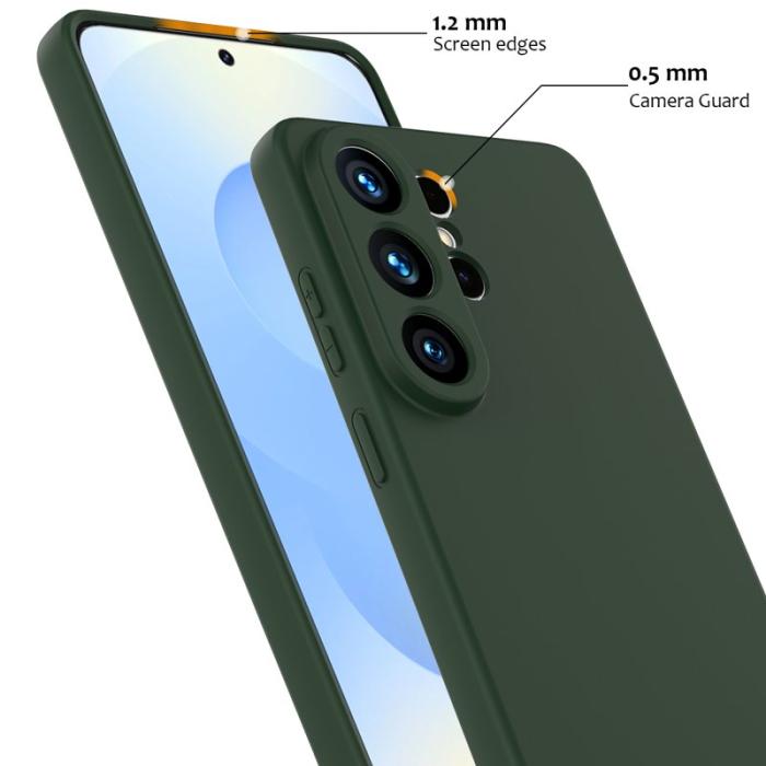 OEM - Mobilskal för Samsung Galaxy S26 Ultra Magnetiskt Silikon - Mörkgrön