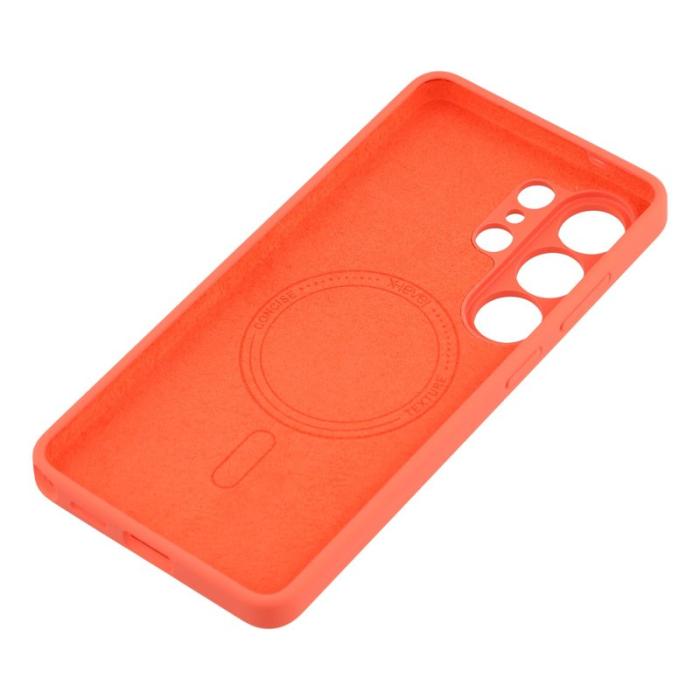 X-Level - X-Level Mobilskal för Samsung Galaxy S26 Ultra Magnetiskt Silikon - Orange