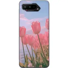 Gustaf - Mobilskal till Asus ROG Phone 5 med Rosa Tulpaner