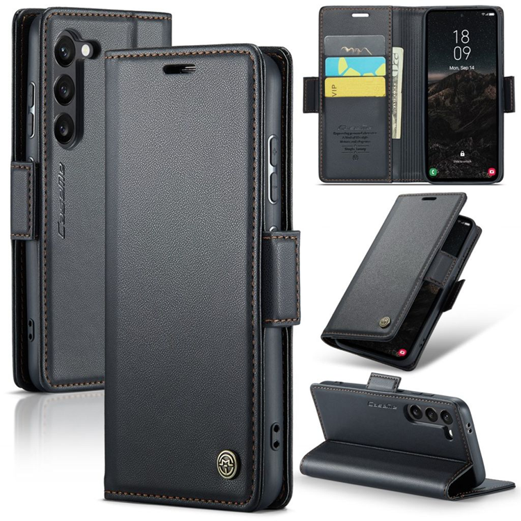 Caseme Galaxy S25 Plånboksfodral - Svart | 2353 | AlltMobil