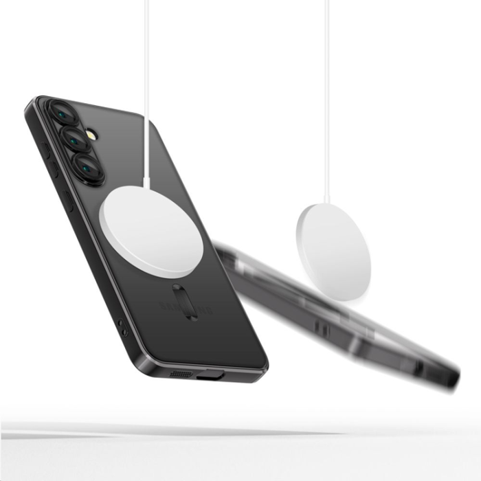 Tech-Protect - Tech-Protect Mobilskal till Galaxy S25 Magsafe Magflex - Shiny Svart