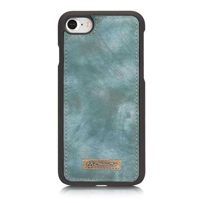 Caseme - CASEME 008 2-in-1 Plånboksfodral i Konstläder för iPhone 7/8 - Blå