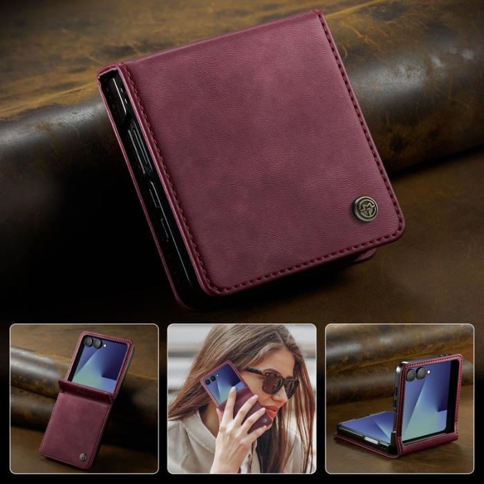 Caseme - CASEME 033 Fodral för Samsung Galaxy Z Flip7 5G Röd