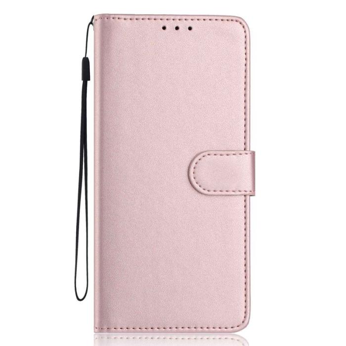OEM - Samsung Galaxy S26 Plus Plånboksfodral Rem Flera Kortfack Konstläder Roséguld