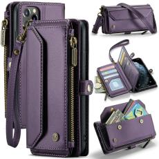 Caseme - CASEME Pl&aring;nboksfodral Konstl&auml;der f&ouml;r iPhone 11 Pro Max - Lila