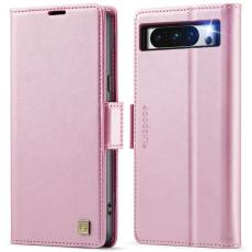 AUTSPACE - AUTSPACE Google Pixel 8 Pro Fodral KonstL&auml;der - Rosa