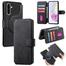 CASENEO - CASENEO Samsung Galaxy A36 5G Pl&aring;nboksfodral Konstl&auml;der - Svart