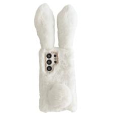 OEM - Mobilskal till Samsung Galaxy S26 Ultra Plush S&ouml;t Kanin TPU - Vit
