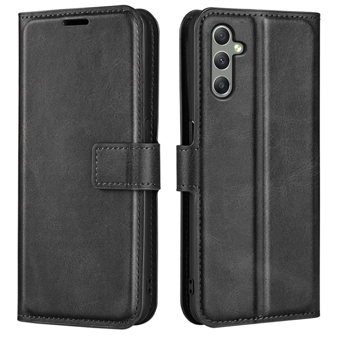 OEM - Galaxy A24 4G Plånboksfodral Folio Flip Calf - Svart