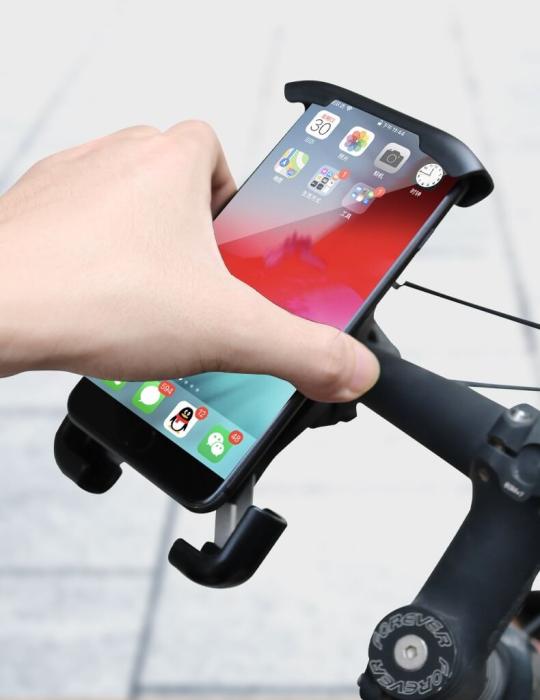 A-One Brand - Universal mobilhållare till Cykel & MC - Svart