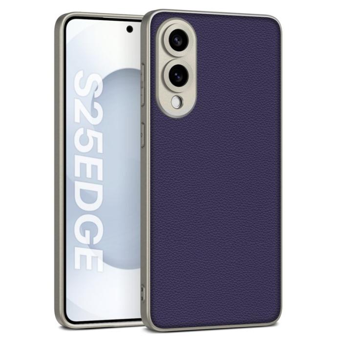 GKK - GKK Samsung Galaxy S25 Edge Fodral Hybrid PU - Lila