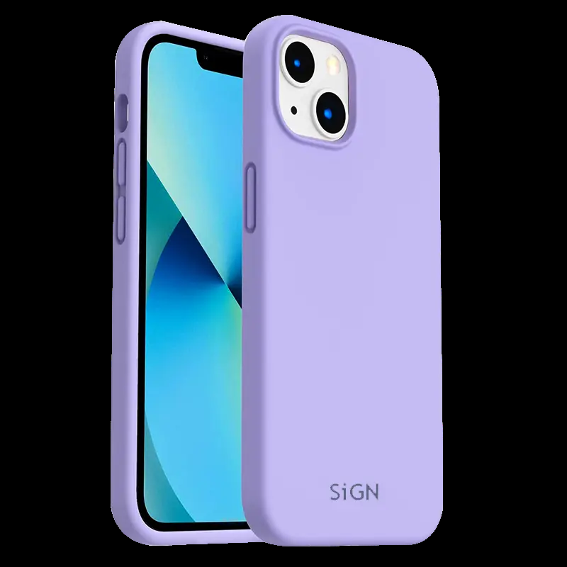 SiGN iPhone 14 Skal Liquid Silicone - Lavender | 2353 | AlltMobil