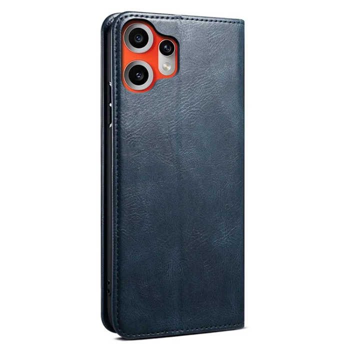 A-One Brand - Nothing CMF Phone 2 Pro Plånboksfodral Crazy Horse Texture - Blå