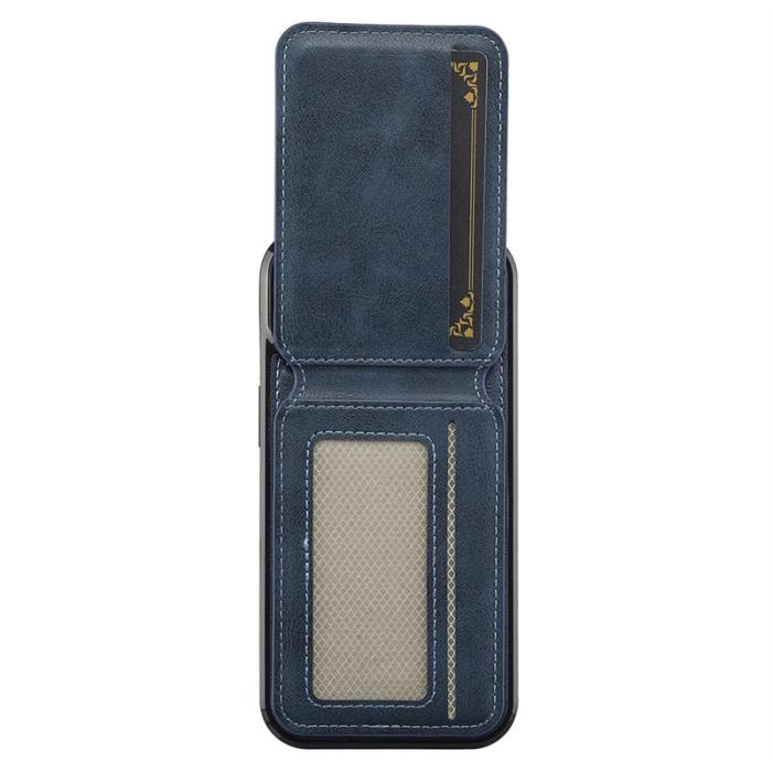 LC.imeeke - LC.IMEEKE L3 iPhone 13 Fodral Magnetiskt Konstläder - Blå