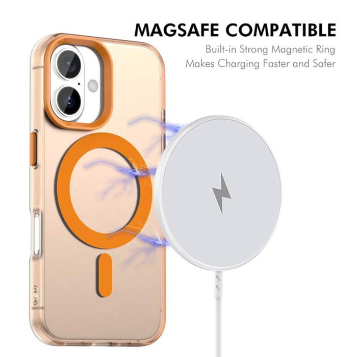 ENKAY - ENKAY iPhone 17 Mobilskal MagSafe Med 9H Härdat Glas - Vit