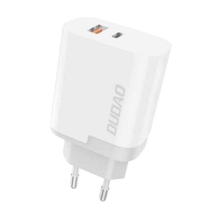 Dudao - Dudao Väggladdare Typ-C PD 22W 3A - Vit
